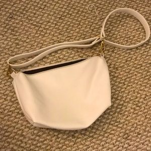 White and gold womens bag